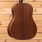Bourgeois Downeast Slope D acoustic dreadnought guitar Natural finish with walnut back and white binding