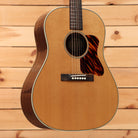 Bourgeois Downeast Slope D acoustic dreadnought guitar Natural finish with tortoise pickguard and rosewood back and sides
