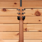 Furch Pioneer ER acoustic guitar Natural finish rear headstock view with mahogany neck and chrome tuners