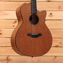 Furch Blue Plus Gc-CMa Anthem acoustic-electric guitar Natural with cedar top cutaway and black binding