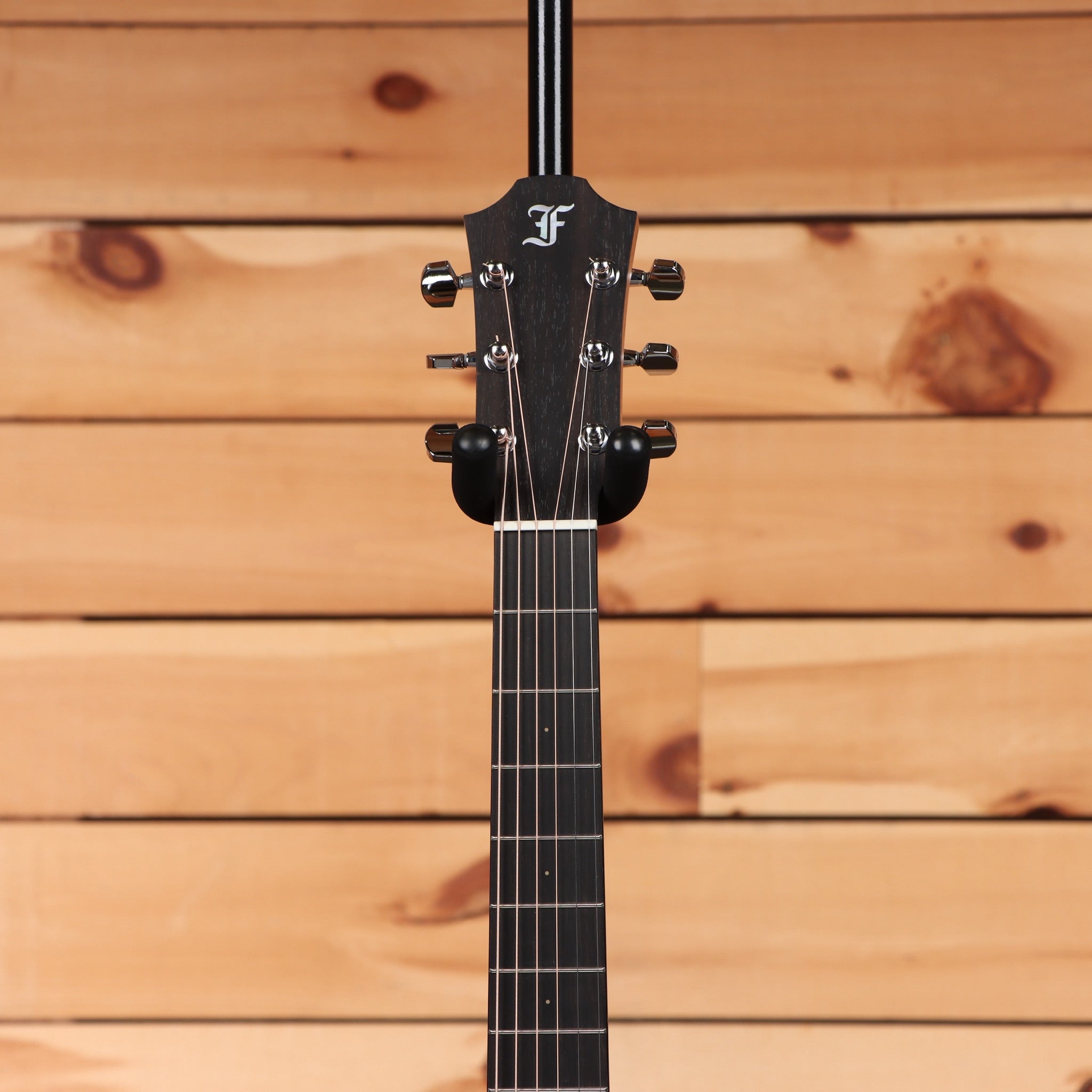 Furch Blue Plus Gc-CMa Anthem acoustic guitar Natural with dark headstock and ebony fretboard chrome tuners