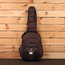 Furch Blue BARc-CMa acoustic guitar gig bag brown padded case with multiple zippered pockets and backpack straps