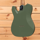 Fender Limited American Ultra II Telecaster electric guitar Antique Olive with roasted maple neck and chrome neckplate