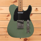 Fender American Ultra II Telecaster electric guitar Antique Olive with roasted maple neck and black pickguard