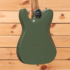 Fender American Ultra II Telecaster electric guitar Antique Olive finish with roasted maple neck back view