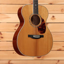Boucher Limited LE-SG-161-MV acoustic guitar Natural with spruce top, tortoise pickguard, and decorative body binding