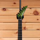 Jackson Righteous Run Custom Soloist electric guitar Green to Gold Shift with ebony fretboard and locking nut