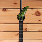 Jackson Righteous Run Custom Soloist electric guitar Green to Gold Shift with ebony fretboard and locking nut