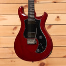 PRS S2 Standard 22 electric guitar Vintage Cherry with dual humbuckers and tremolo bridge