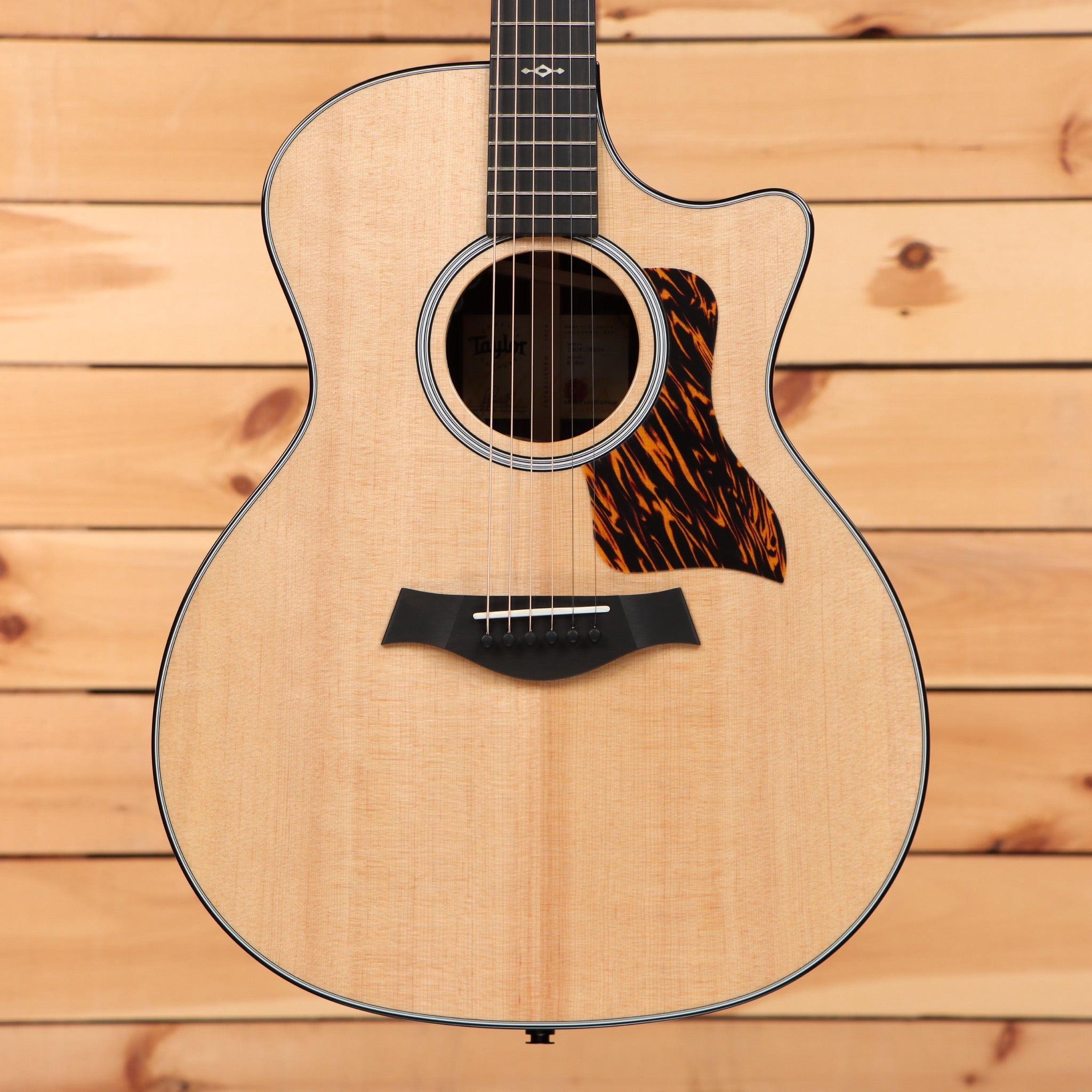Taylor 414ce Next Generation acoustic-electric Grand Auditorium natural finish with venetian cutaway and tortoiseshell pickgu