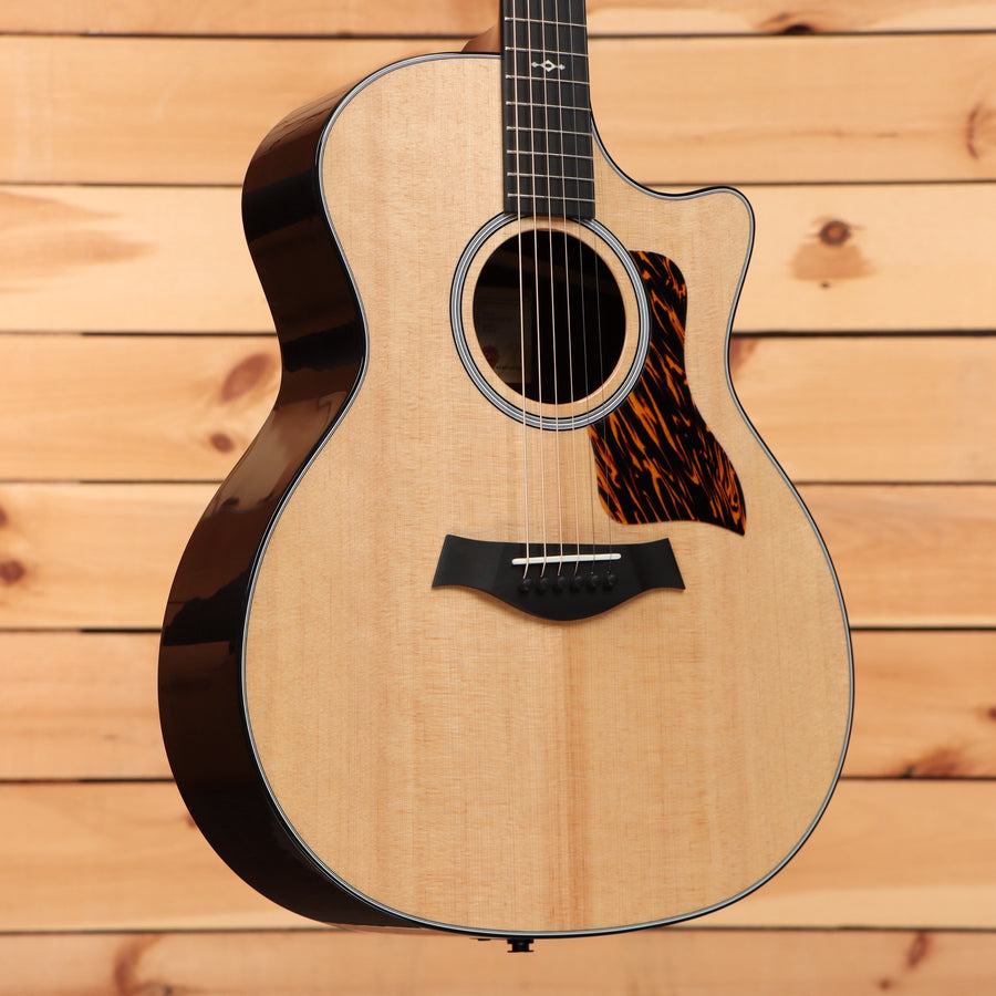 Taylor 414ce Next Generation Grand Auditorium acoustic-electric guitar Natural with tortoiseshell pickguard and venetian cuta