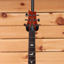 PRS S2 Singlecut Semi-Hollow electric guitar Amber Sunburst with bird inlays on rosewood fretboard