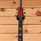 PRS S2 Singlecut Semi-Hollow electric guitar Amber Sunburst with bird inlays on rosewood fretboard