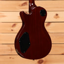 Paul Reed Smith S2 Singlecut Semi-Hollow electric guitar Amber Sunburst mahogany back with control cavity cover