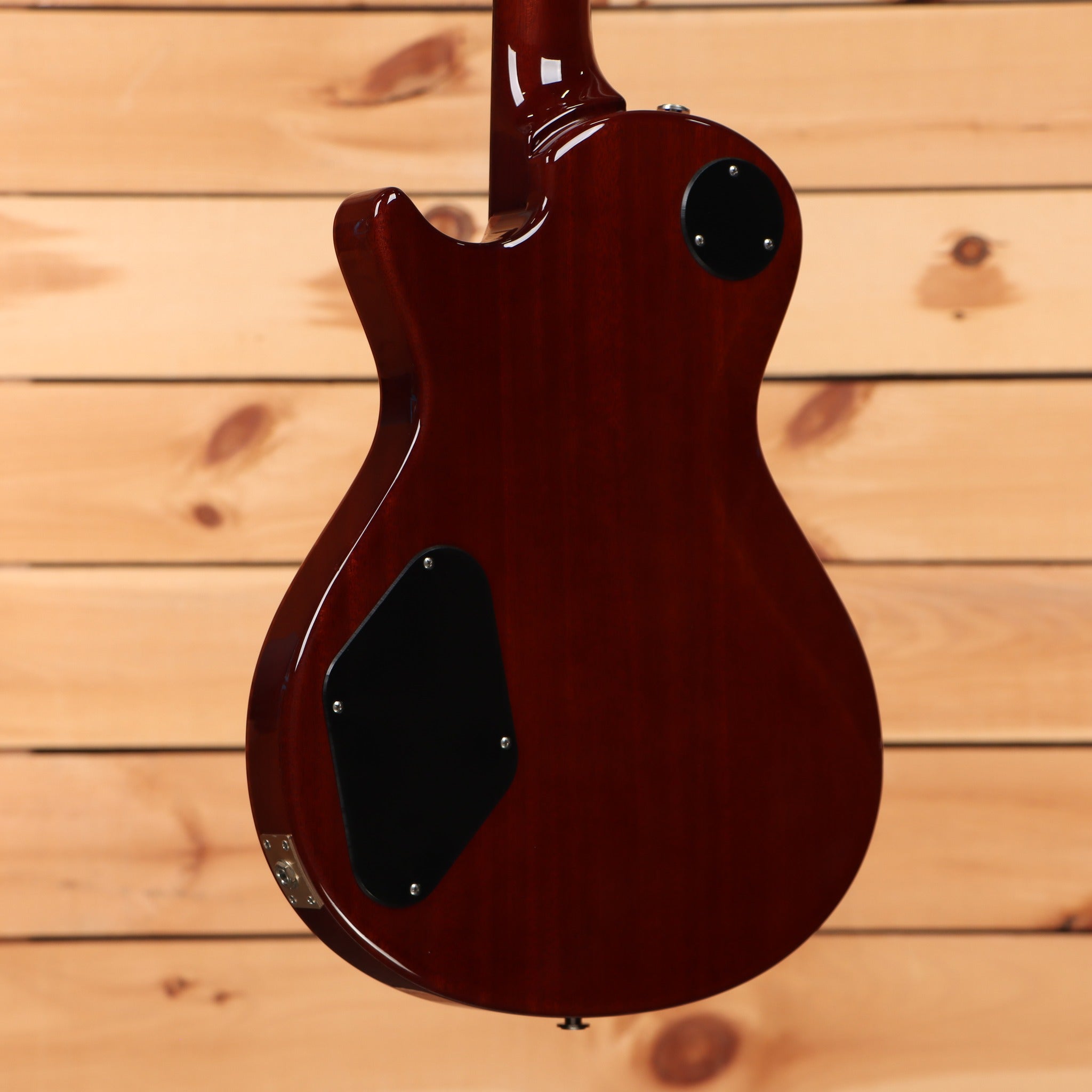 Paul Reed Smith S2 Singlecut Semi-Hollow electric guitar Amber Sunburst mahogany back with control cavity cover