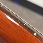Paul Reed Smith S2 Singlecut Semi-Hollow Amber Sunburst close-up showing maple neck binding and fret detail