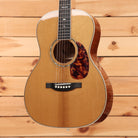 Boucher LE-HG-166-MV acoustic guitar Natural finish with spruce top, tortoise pickguard, and herringbone binding