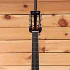 Boucher LE-HG-166-MV acoustic guitar Natural finish with ebony fretboard and diamond inlays on slotted headstock