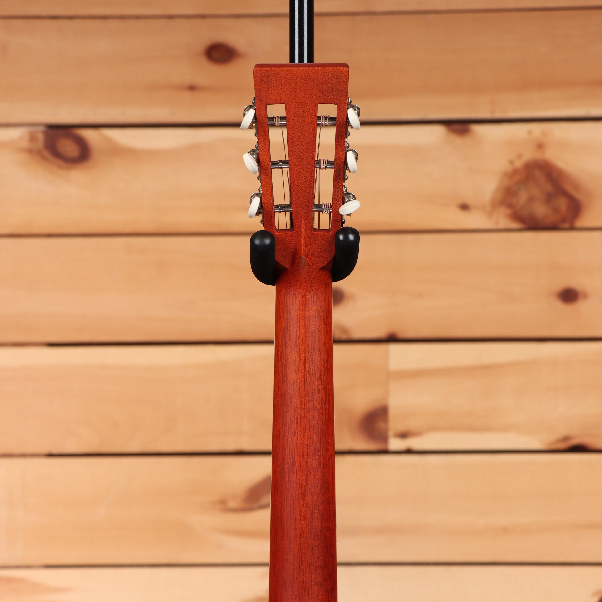 Boucher LE-HG-166-MV acoustic guitar Natural finish mahogany neck with classical-style slotted headstock tuners