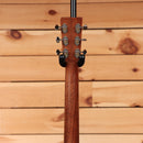 Martin Custom Shop NAMM 2026 Custom #7 1933 Ambertone acoustic guitar back of mahogany neck with chrome tuners