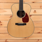 Bourgeois Touchstone OM LSH acoustic guitar Natural with spruce top, herringbone binding, and tortoiseshell pickguard
