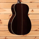 Bourgeois Touchstone OM LSH acoustic guitar Natural with rosewood back and sides and herringbone center strip