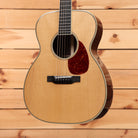 Bourgeois Touchstone OM LSH acoustic guitar Natural with spruce top tortoise pickguard and herringbone binding