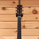 Bourgeois Touchstone OM LSH acoustic guitar Natural finish with dark ebony fretboard and chrome tuners