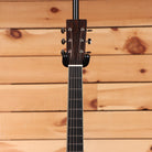 Bourgeois Touchstone OM LSH acoustic guitar Natural finish with dark ebony fretboard and chrome tuners