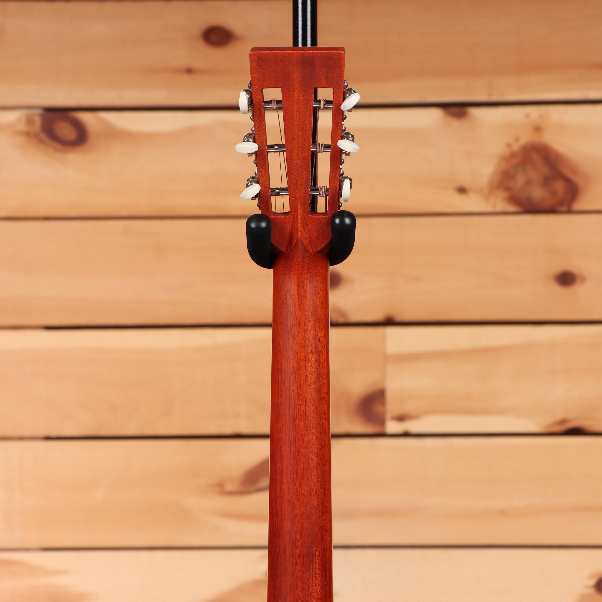 Boucher Limited LE-SG-162-MV classical guitar Natural finish mahogany neck with slotted headstock and white tuner buttons