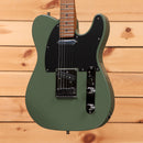 Fender Limited American Ultra II Telecaster electric guitar Antique Olive with roasted maple neck and black pickguard