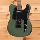 Fender Limited American Ultra II Telecaster electric guitar Antique Olive with roasted maple neck and black pickguard