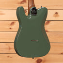 Fender Limited American Ultra II Telecaster electric guitar Antique Olive with roasted maple neck back view