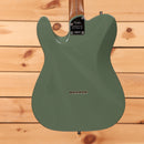 Fender Limited American Ultra II Telecaster electric guitar Antique Olive with roasted maple neck back view