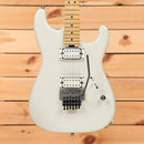 Charvel American Neo-Classic San Dimas Style 1 HH FR electric guitar Ivory Blitz with dual Seymour Duncan humbuckers and Floy