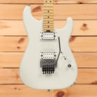 Charvel American Neo-Classic San Dimas Style 1 HH FR electric guitar Ivory Blitz with dual Seymour Duncan humbuckers and Floy