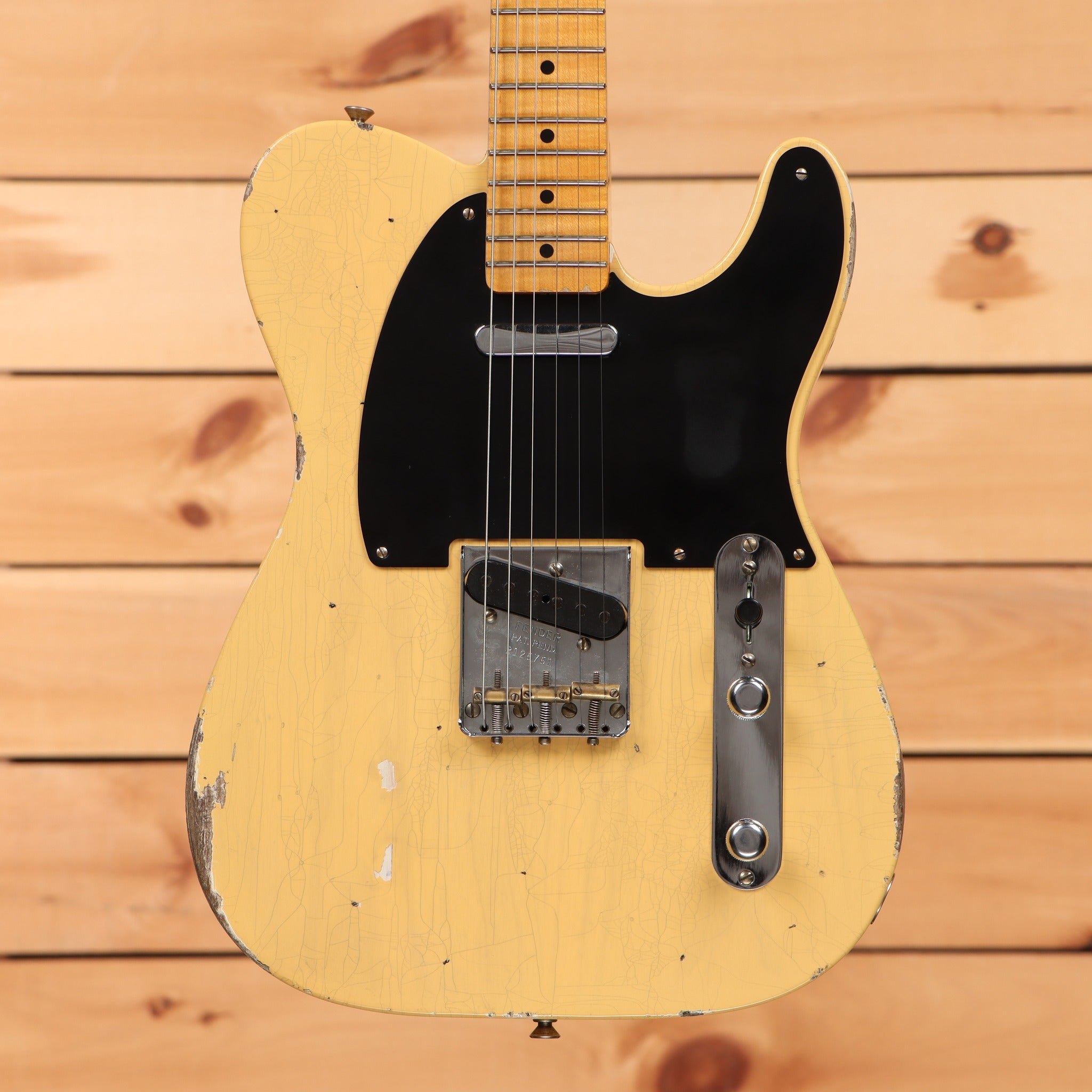 ★Custom HardRelic Blond Telecaster★ Fender Custom Shop '52 Telecaster Relic Nocaster Blonde