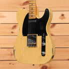 Fender Custom Shop '52 Telecaster Relic electric guitar Aged Nocaster Blonde with maple neck and black pickguard