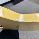 Fender Custom Shop 52 Telecaster Relic Aged Nocaster Blonde electric guitar body edge with heavy relic checking and wear