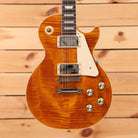 Gibson Les Paul Standard 60s electric guitar Honey Amber with highly figured flamed maple top and dual humbuckers