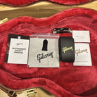 Gibson Les Paul Standard 60s Figured Top Honey Amber case interior with accessories manual strap polish cloth and warranty ca