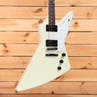 Gibson 70s Explorer electric guitar Classic White with dual humbuckers and rosewood fretboard