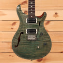 PRS CE 24 Semi-Hollow electric guitar Trampas Green flamed maple top with dual humbuckers and tremolo bridge