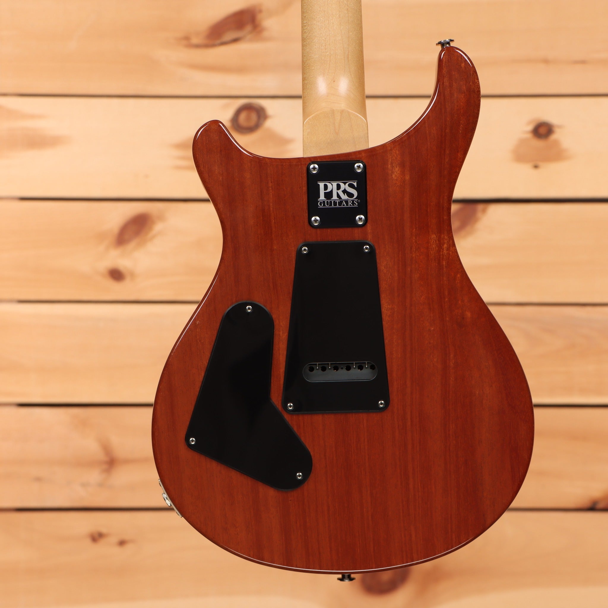 PRS CE 24 Semi-Hollow electric guitar Trampas Green mahogany back with maple neck and black cavity covers