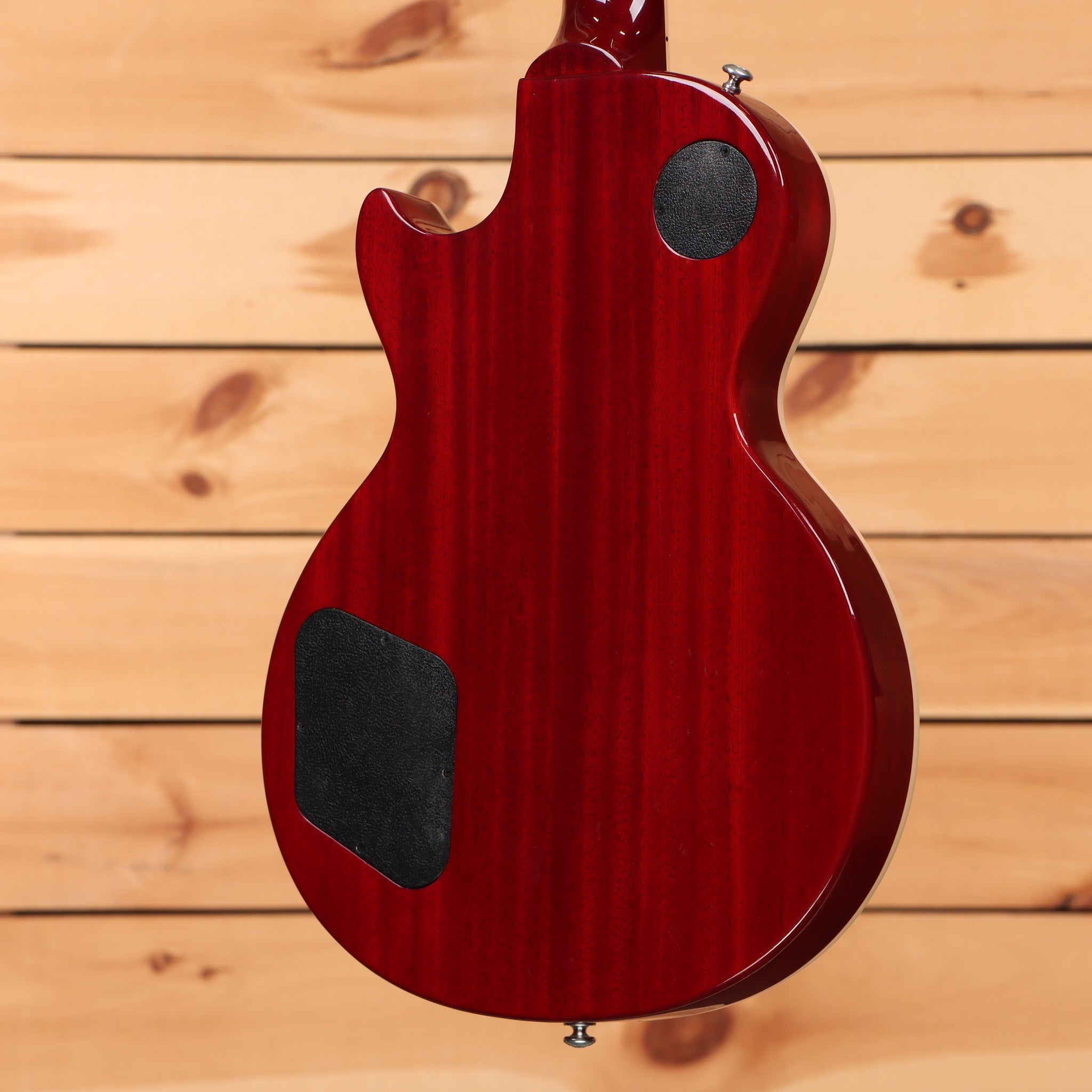Gibson Les Paul Traditional electric guitar Heritage Cherry Sunburst mahogany back with control cavity cover