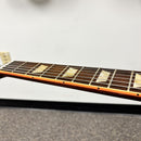 Gibson Historic 1958 Les Paul Reissue Bourbon Burst rosewood fretboard with trapezoid pearl inlays and cream binding