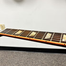 Gibson Historic 1958 Les Paul Reissue Bourbon Burst rosewood fretboard with trapezoid pearl inlays and cream binding