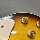 Gibson Historic 1958 Les Paul Reissue electric guitar Bourbon Burst with gold speed knobs and cream pickguard