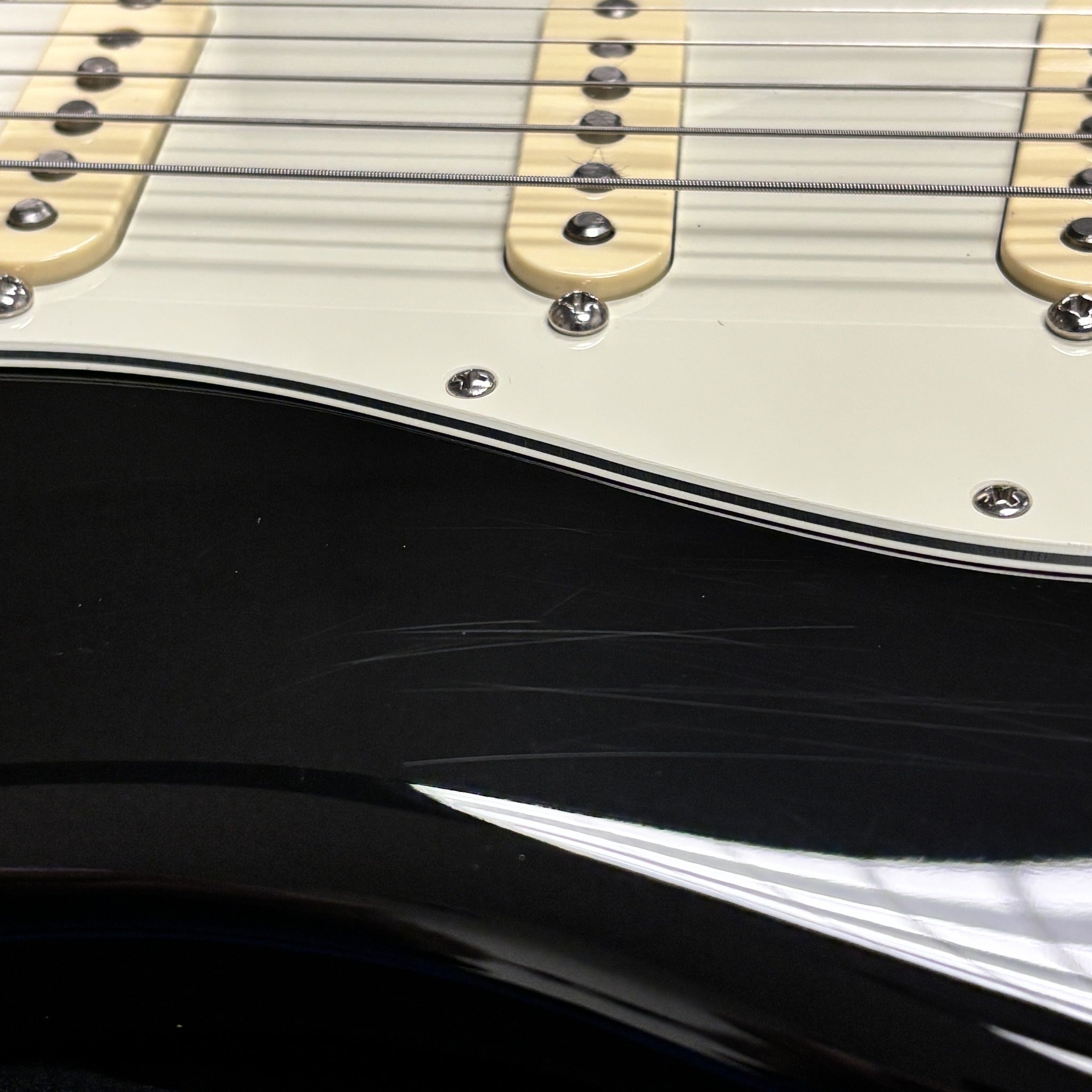 Fender American Professional II Stratocaster electric guitar Black with three single-coil pickups and maple fretboard
