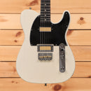 Fender Gold Foil Telecaster electric guitar White Blonde with dual gold foil pickups and black pickguard